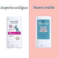 Vista 4 de Blue Lizard- Protector solar para bebé con óxido de zinc, SPF 30+, resistente al agua, protección UVA/UVB con tecnología Smart Bottle