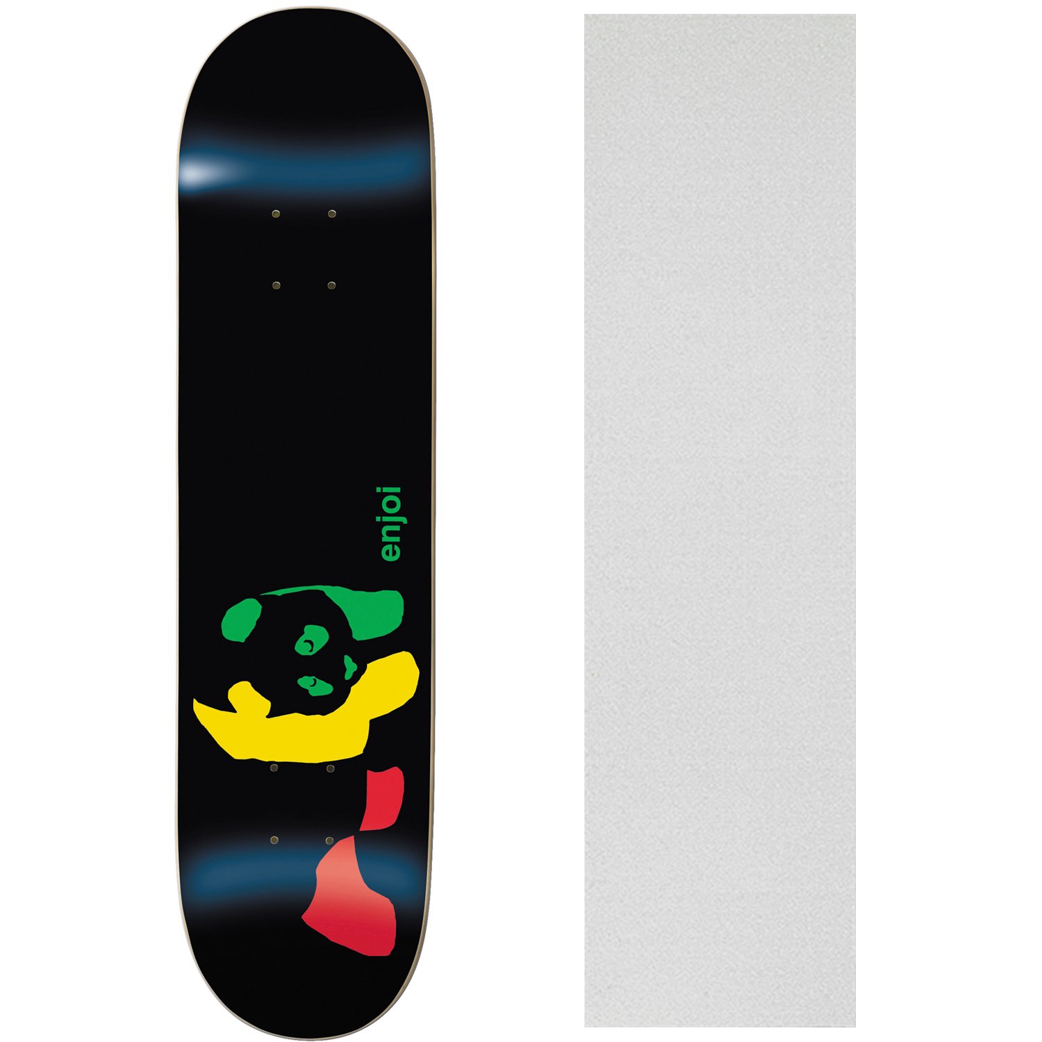 Enjoi - Rasta Panda Skateboard Deck with Griptape