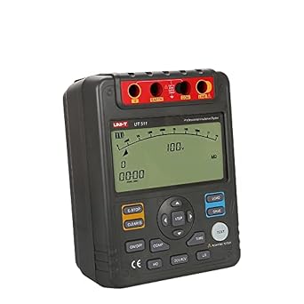 UNI-T Uni-Trend Ground Resistance Meter UT511/512/513A Insulation Resistance Testers Meter Megohmmeter Voltmeter Auto Range Test Voltage up to 5kVUT511