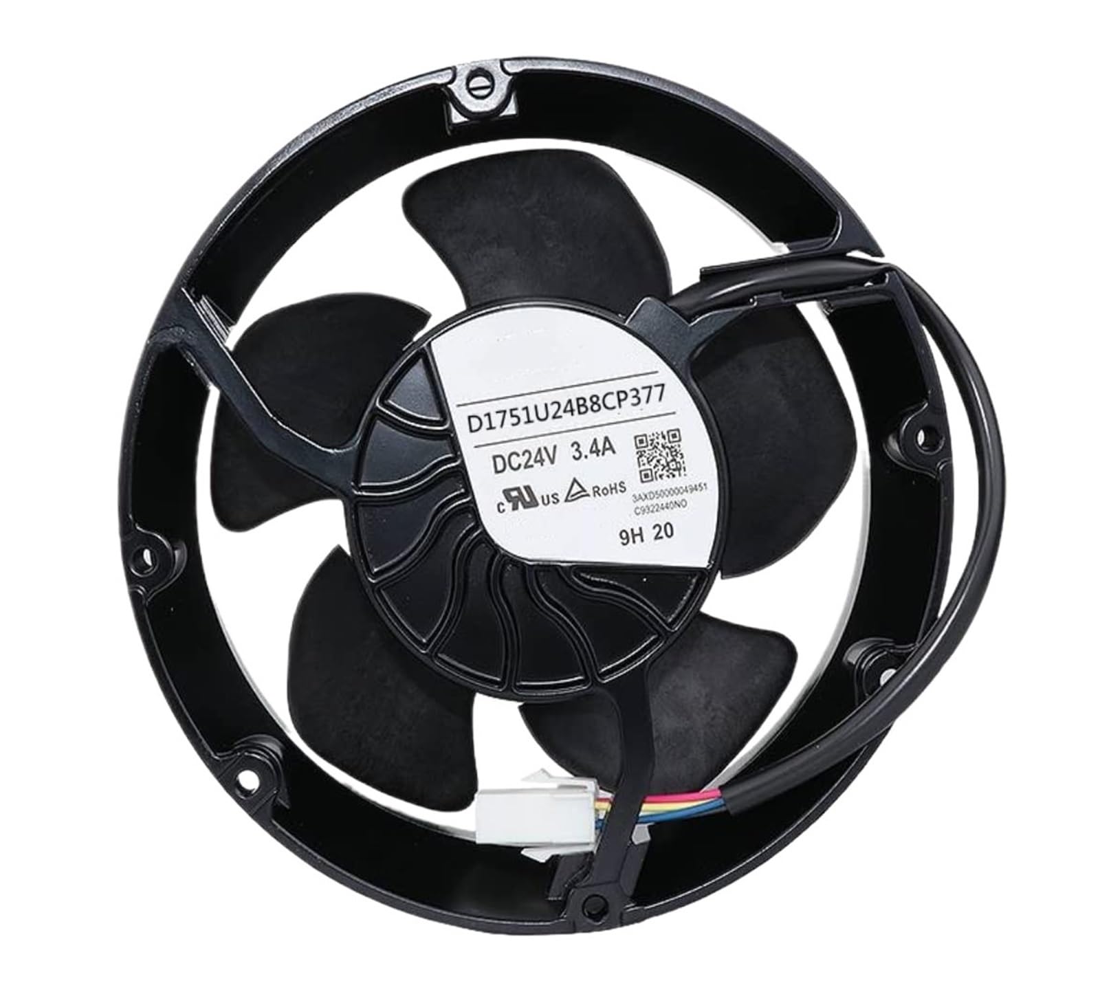 Ventilateur de refroidissement D1751U24B8CP377 DC 24V 3.4A pour chassis