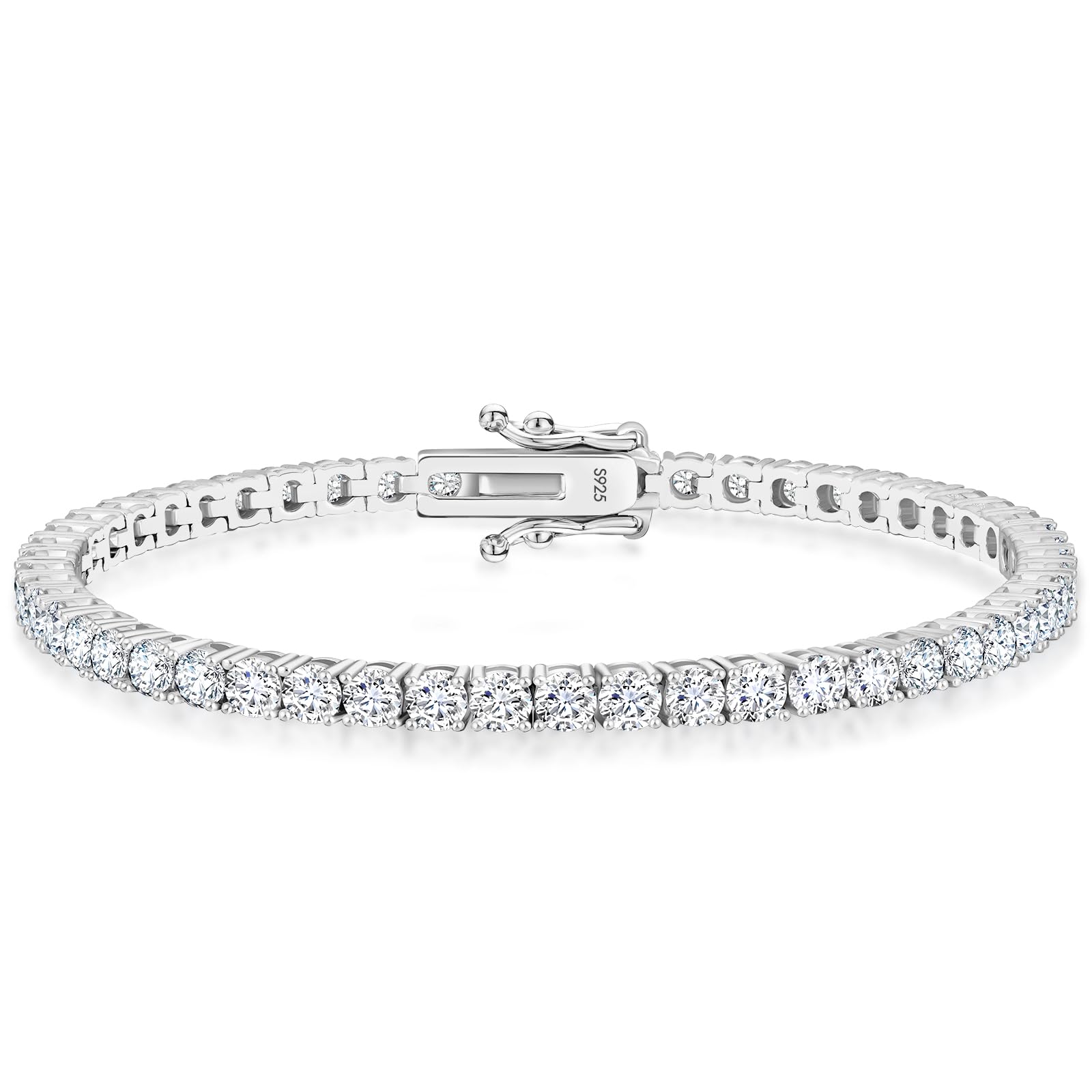KRKC&CO Moissanite Tennis Bracelet