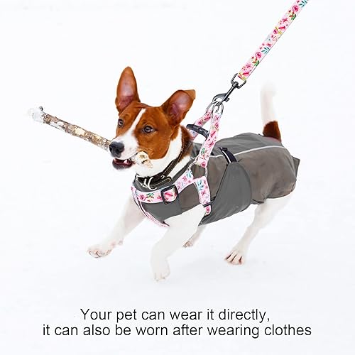 Miniatura 49 de BEAUTYZOO No Pull Dog Harness and Leash Set - Adjustable Step-in Puppy Harness for Small Medium Large Dogs, Escape Proof Soft Nylon Vest with Double