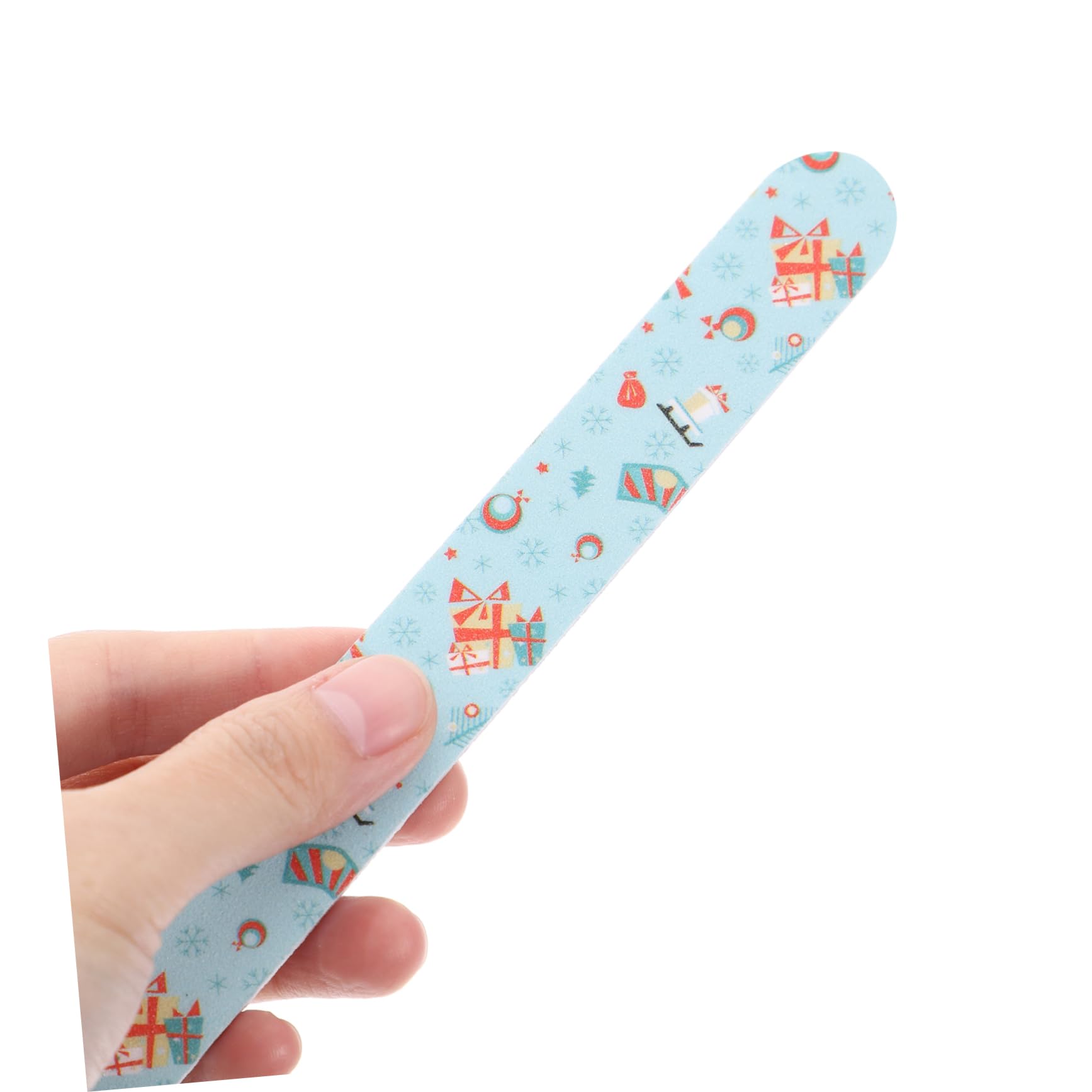 VICASKY 12pezzi Unghie Natalizie Limette per Manicure e Pedicure Lucidanti per Cura Unghie Mani e Piedi Stile Casuale