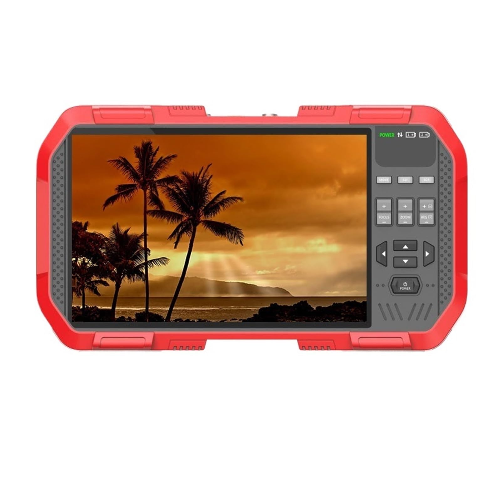 Mooilko One Color A82 7 Inch H.265 Cctv Network Tester 4K Hd Ip Tvi Cvi Ahd Cvbs Cctv Camera Tester Monitor Tdr Cable Test Multimeter Network Test