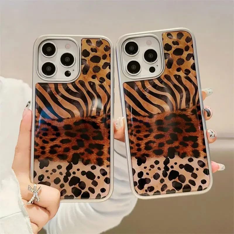Image of PEEPERLY Back Cover Case for iPhone 15 Scratch Resistant Anti-Slip TPU Shockproof Protective Durable Jungle Queen Case