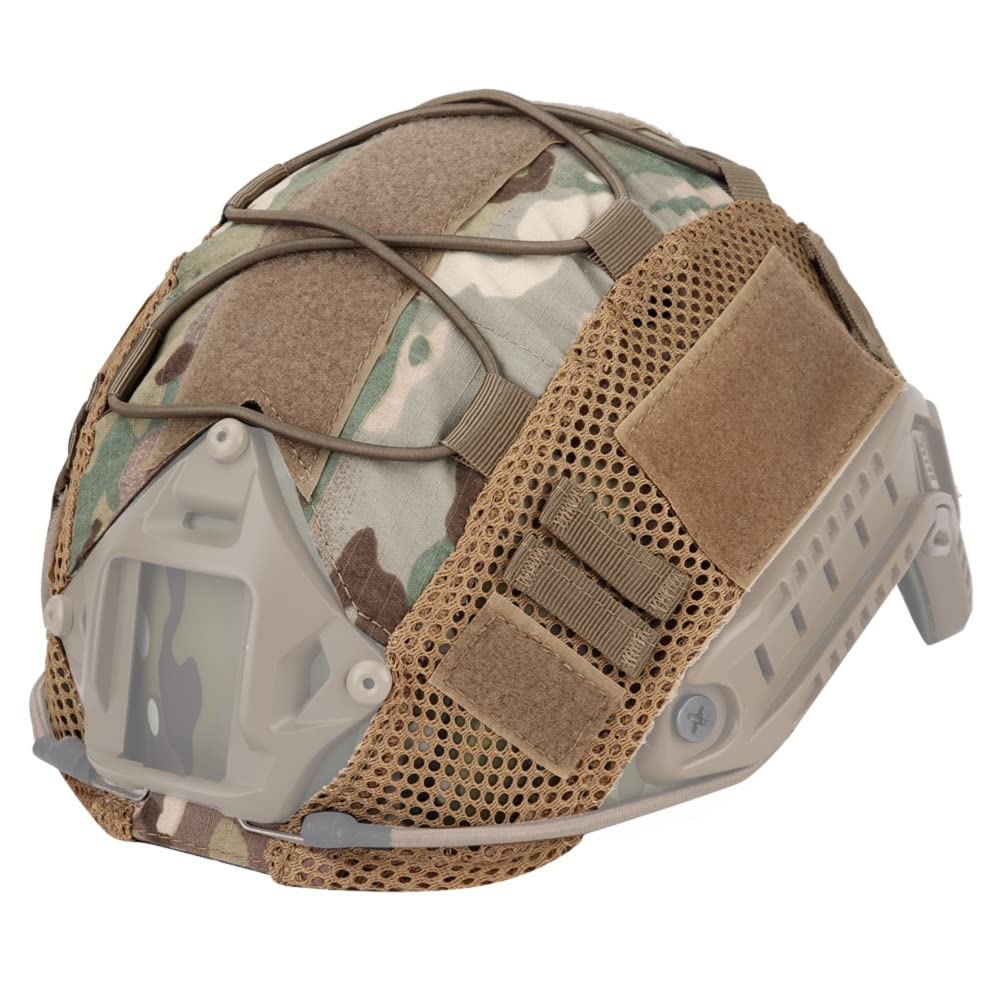 Tactical Helmet Cover for Fast MH PJ BJ Helmet Airsoft Paintball Army Helmet Cover Military Accessories (CP)