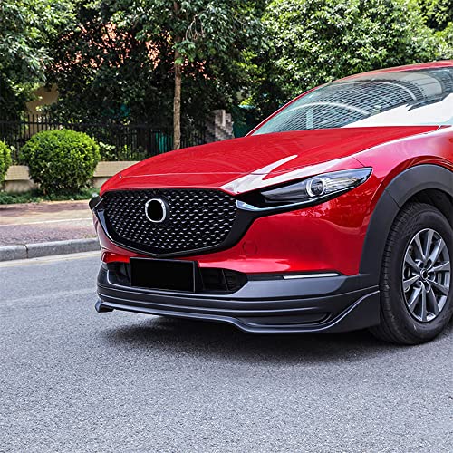 Image of L2R for Mazda CX-30 CX30 2019 2020 2021 2022 2023 2024 Car Accessories Front Console Grill Cover Decor Strip Trim ABS Glossy Black 2pcs