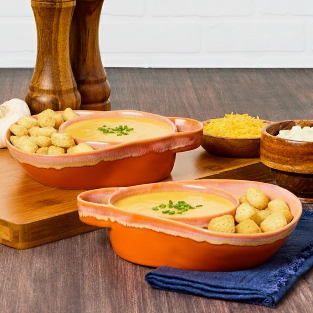 Amazon.com | The Lakeside Collection Sets of 2 Stoneware Soup