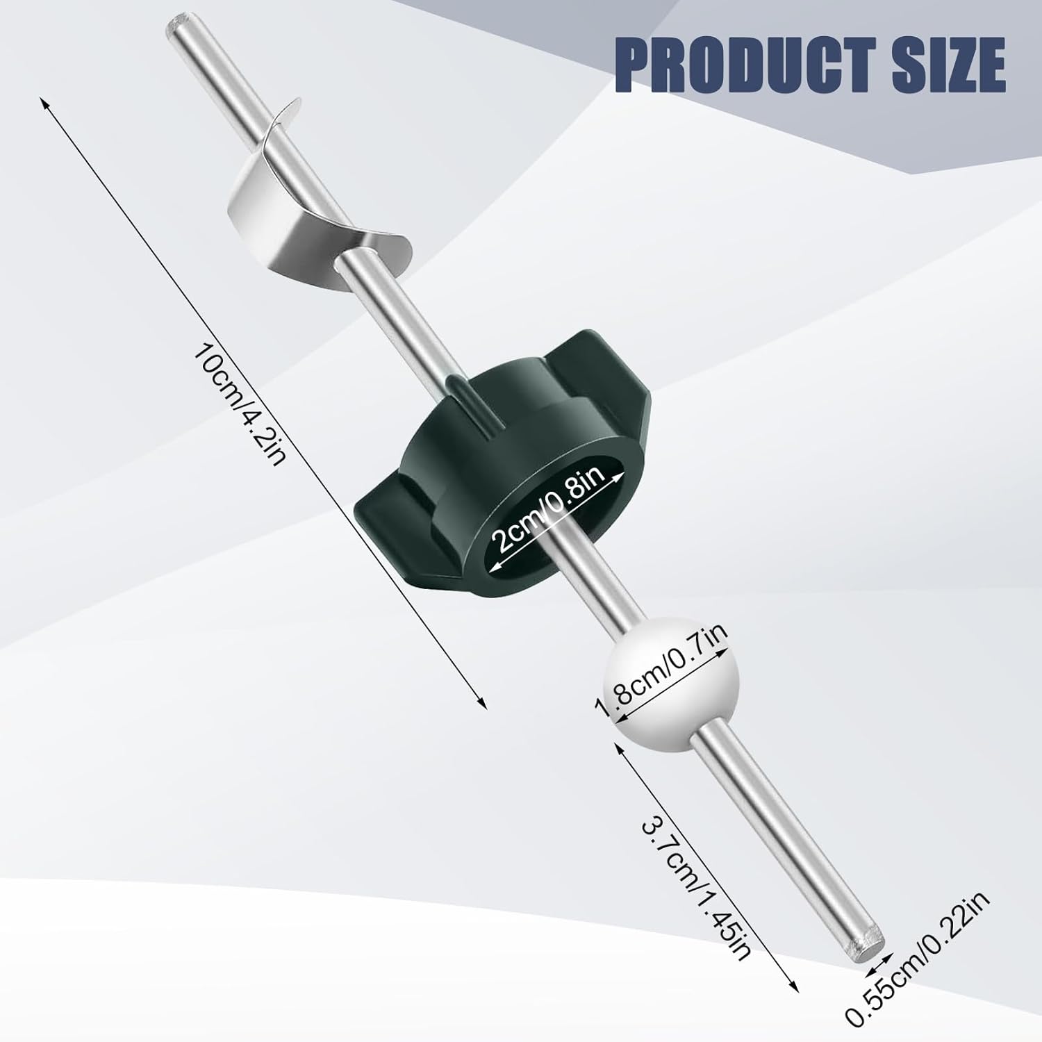 Lavatory Pop Up Center Piece Assembly with Pivot Rod, Bathroom Sink Stopper Replacement Kit, Compatible with Price Pfister Pop up Stopper and Other Popular Brands