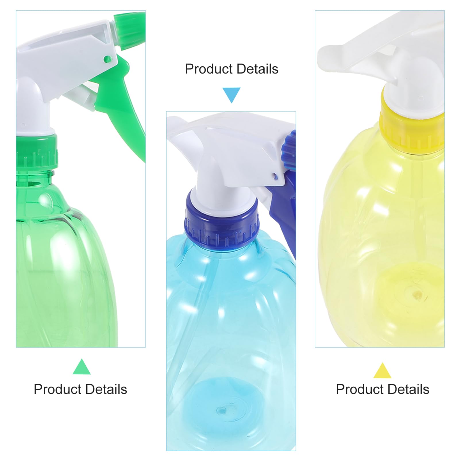 BESPORTBLE Lot De 3 Vaporisateurs Deau Réutilisables pour Plantes Dextérieur Couleur Bonbon Petite Taille pour Jardin Et Maison 3 Pièces X 3
