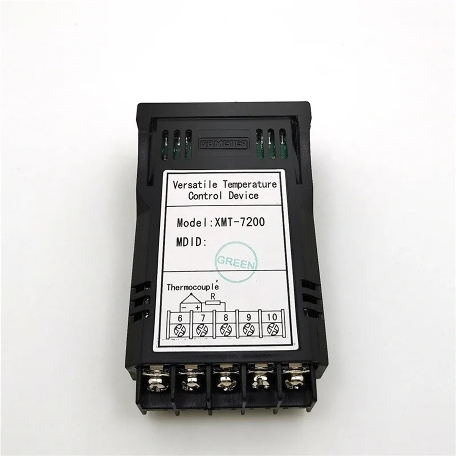 Controlador de temperatura PID digital programable XMT-7200 de 48 x 24 mm con relé de estado sólido de 5 A integrado, XMT7100 PT100(Blue)