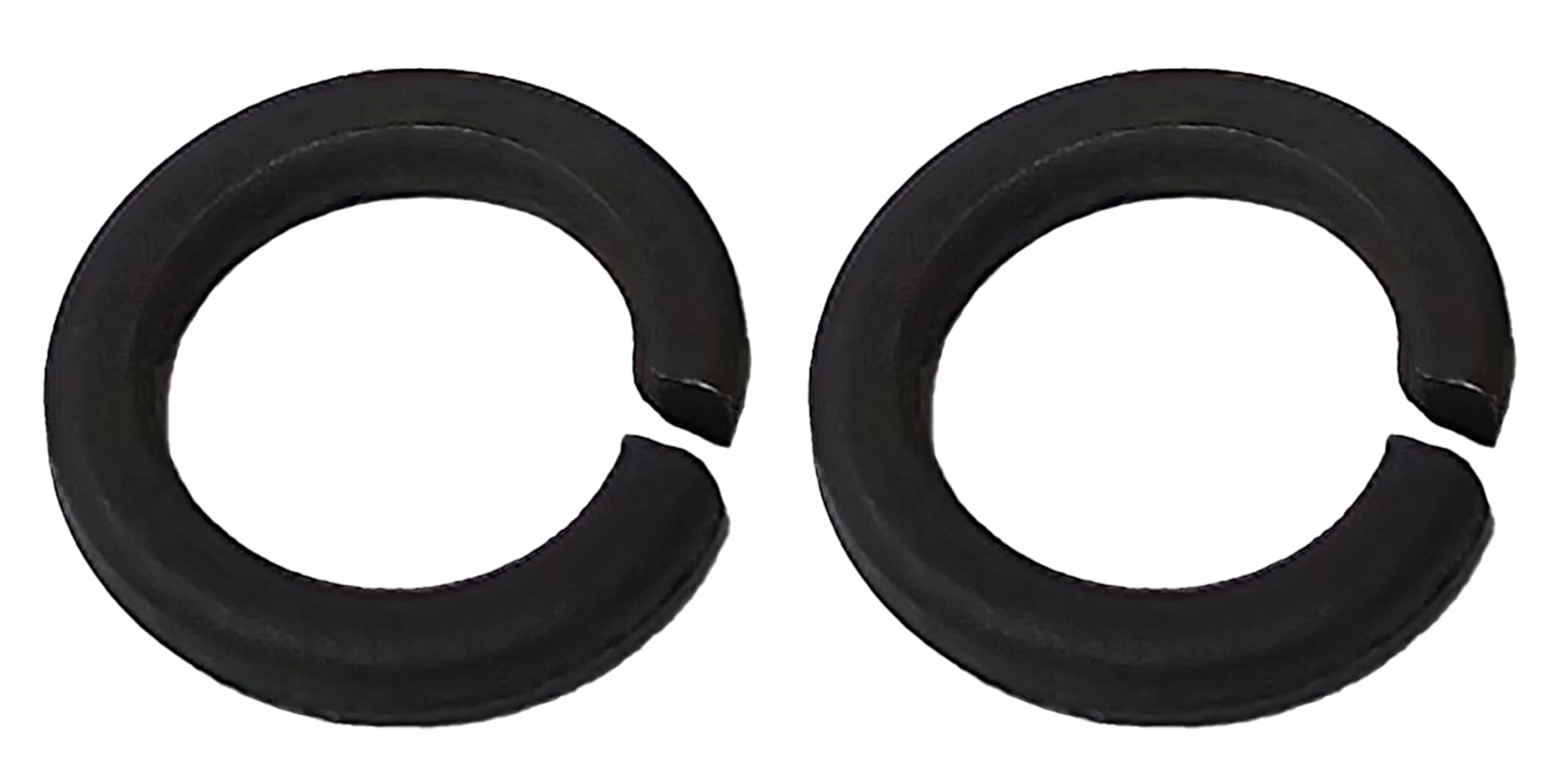 M16 Black Split Lock Spring Washer, 8.8 Grade Carbon Steel, Spring Lock Washer Elastic Gasket, 40Pcs