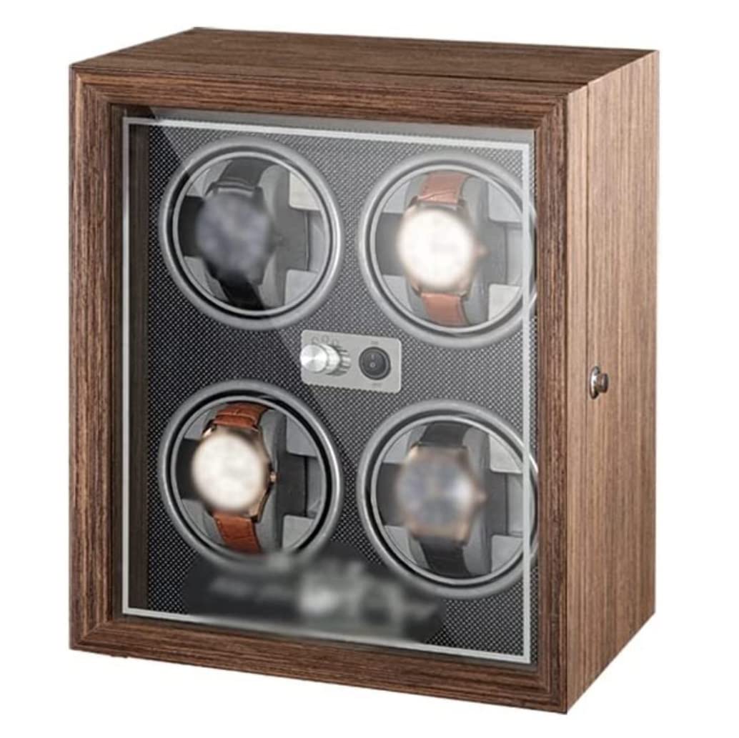 Uhrenbox Uhrenbeweger für Automatikuhren Uhrenaufzugsbox Uhrenetui für Ihre Familie und Freunde Uhren-Organizer Uhren-Aufbewahrungsbox (Farbe: B) Safehappy