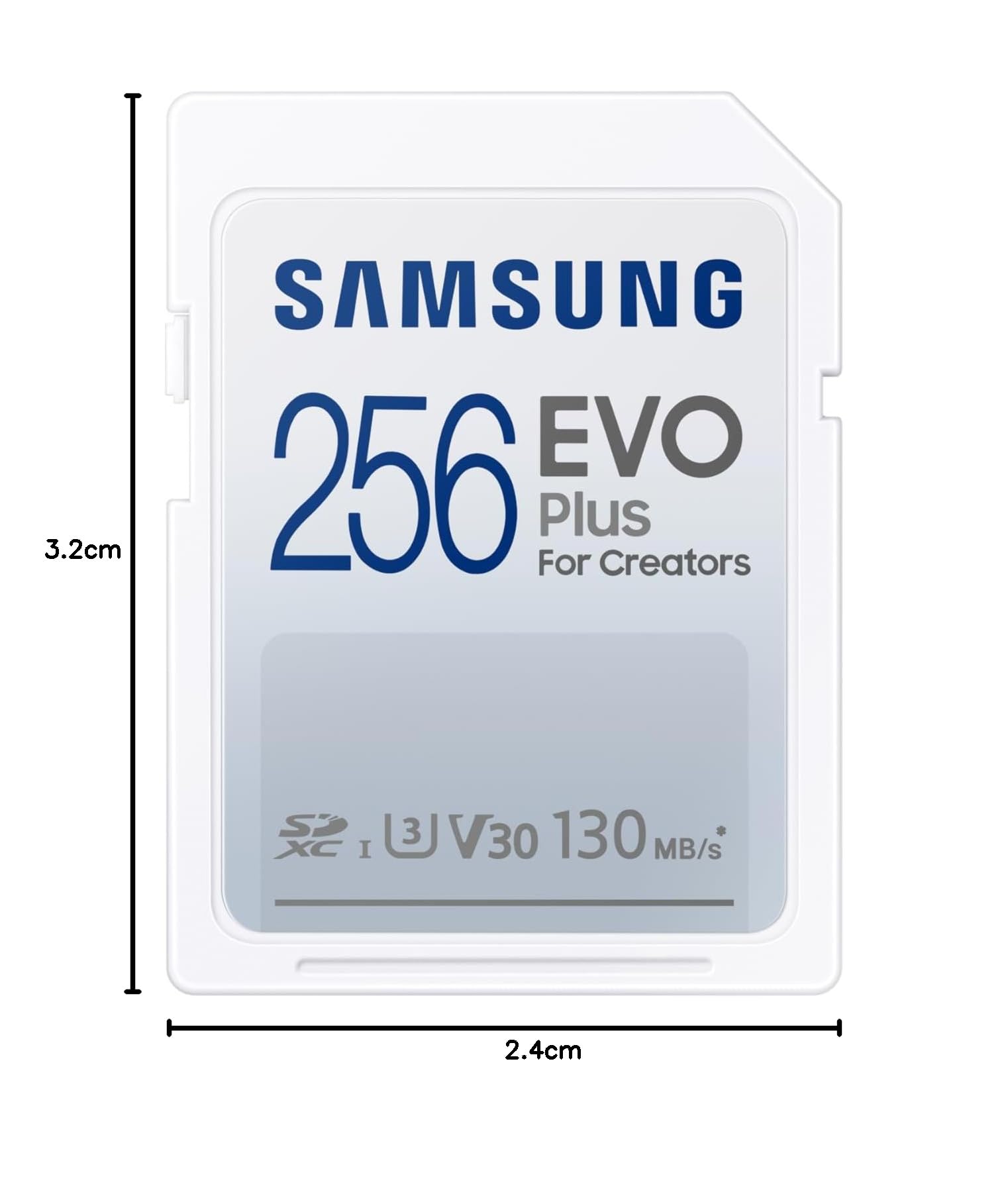 Samsung EVO Plus SD MB-SC256KEU, Karta Pamięci SDXC, 256GB, Szary