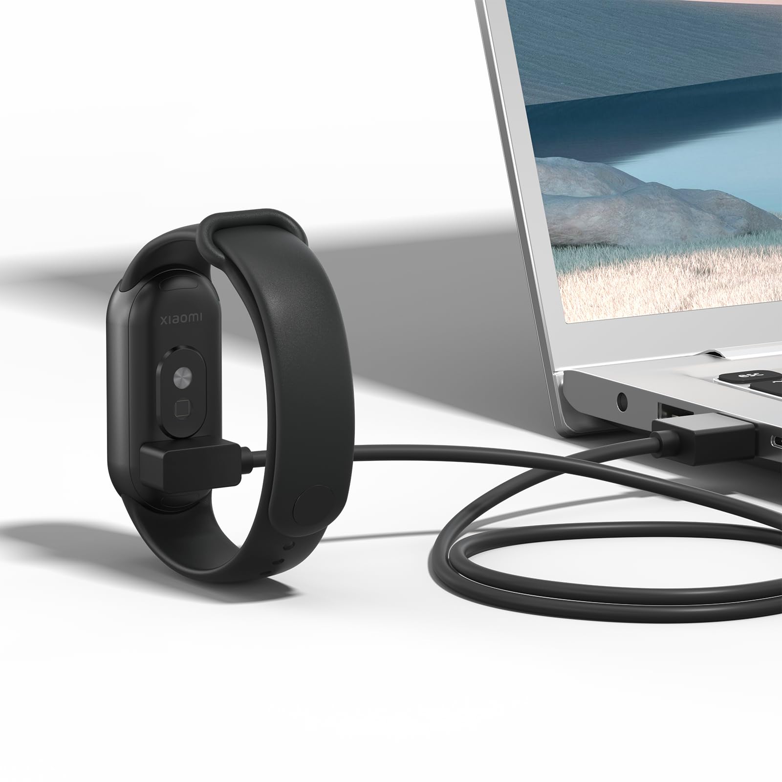 AK 2 sztuki kabli ładujących do Xiaomi Smart Band 9/9 Pro/8/8 Pro, 60 cm kabel ładujący USB z magnesami, zamiennik ładowarki do Redmi Watch 5/4/3 Active