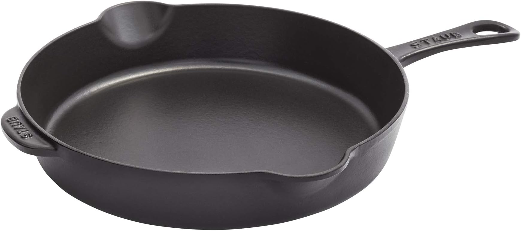 Staub Cast Iron Skillet, 11in, Matte Black