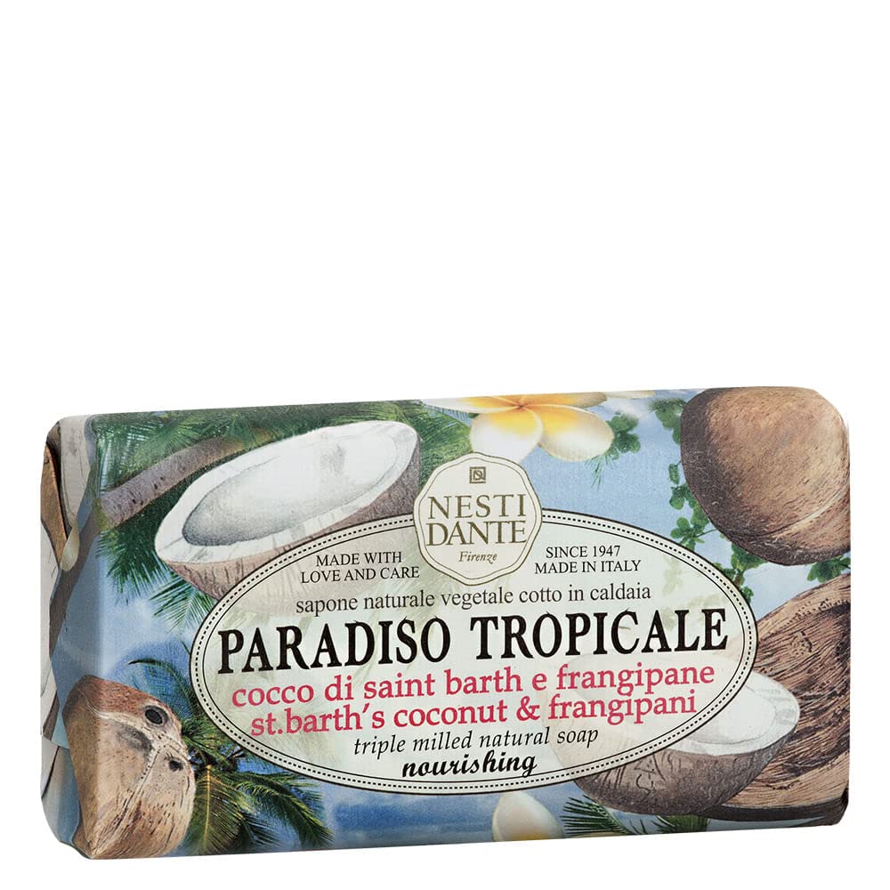 NESTI DANTE Paradiso Tropicale, St Barths Coconut & Frangipane Soap 250 g