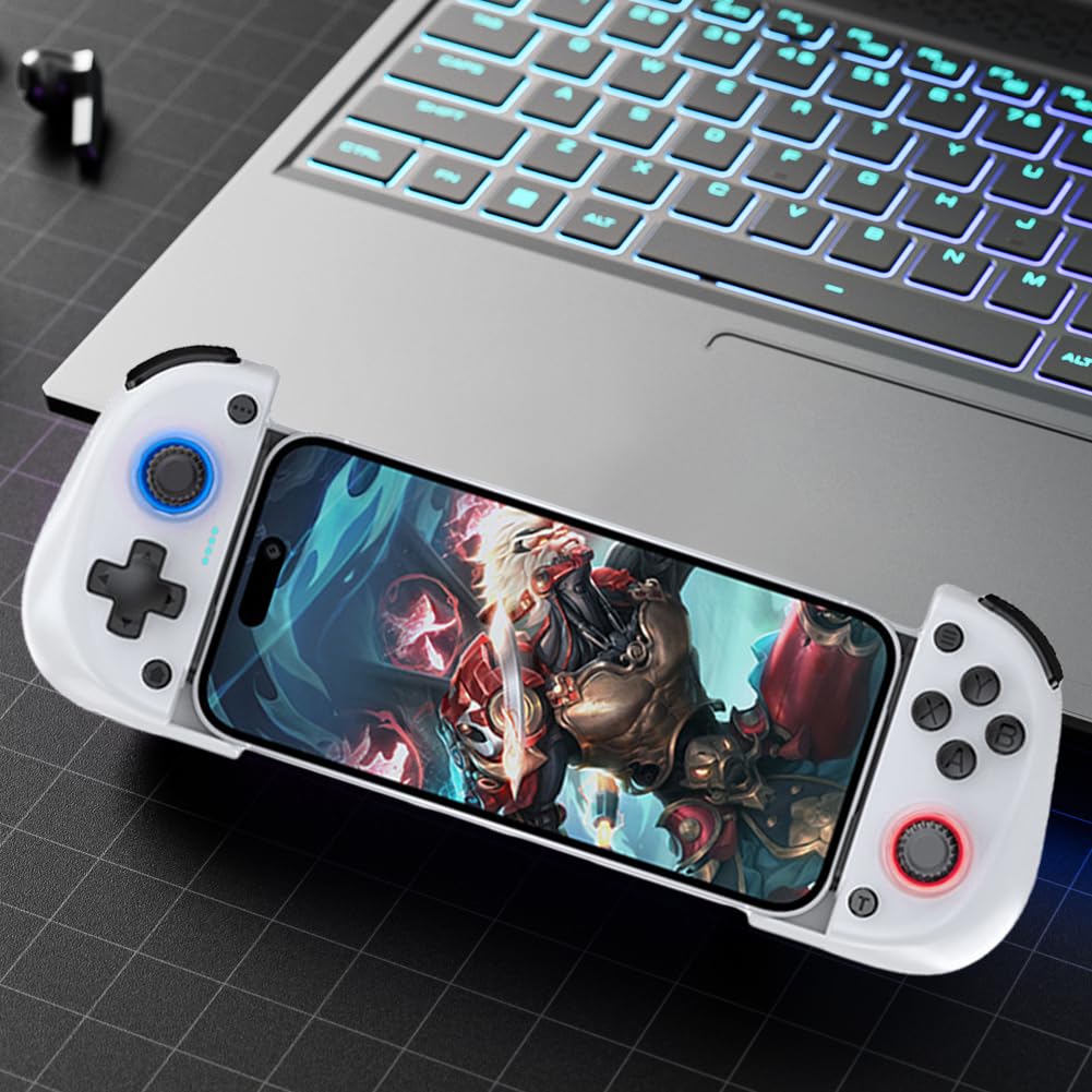 LYEAA X5mini Gamepad Controller di gioco compatibile con Bluetooth con ventola di raffreddamento per smartphone Gamepad