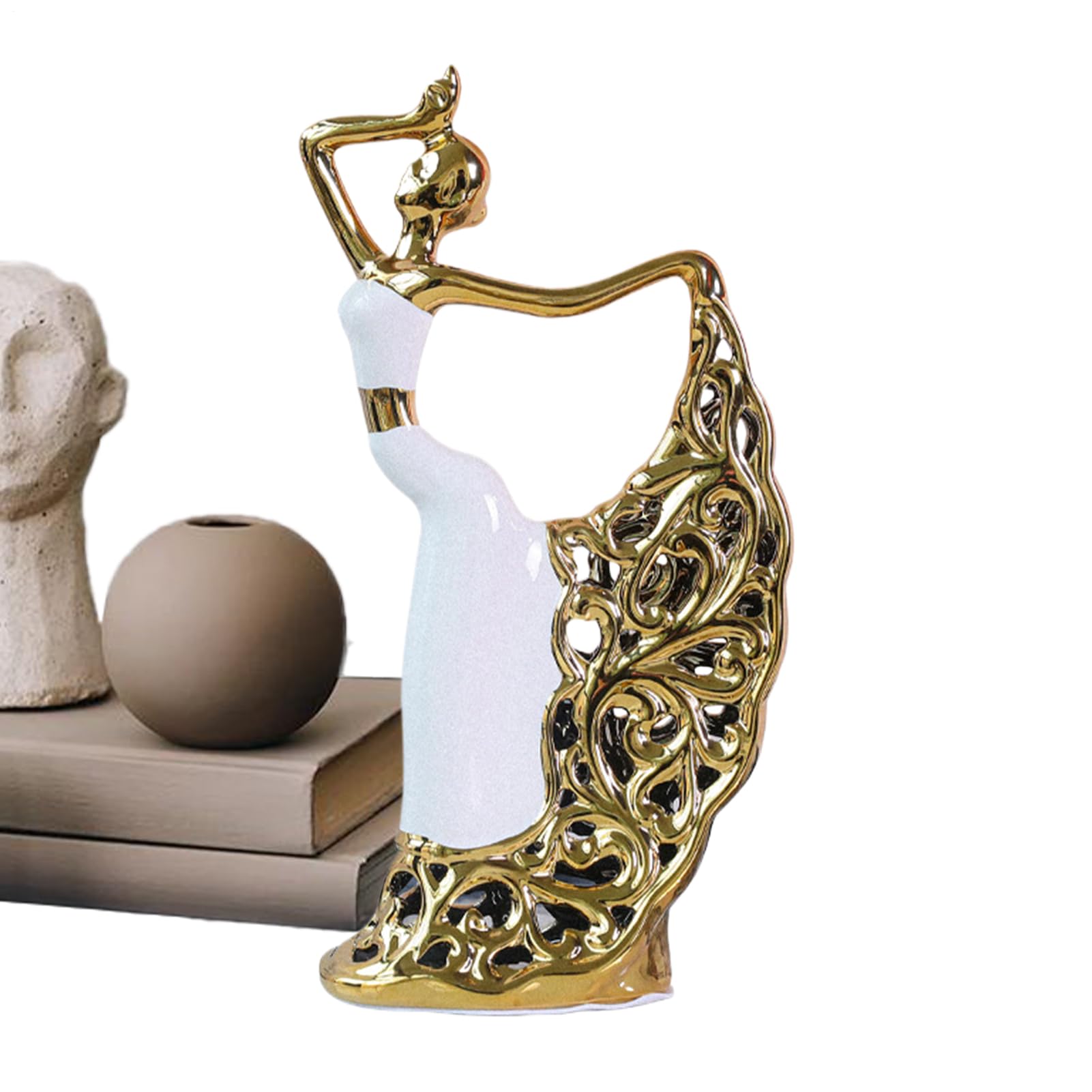 Figurine danseuse céramique : décorez facilement votre entrée ou meuble TV