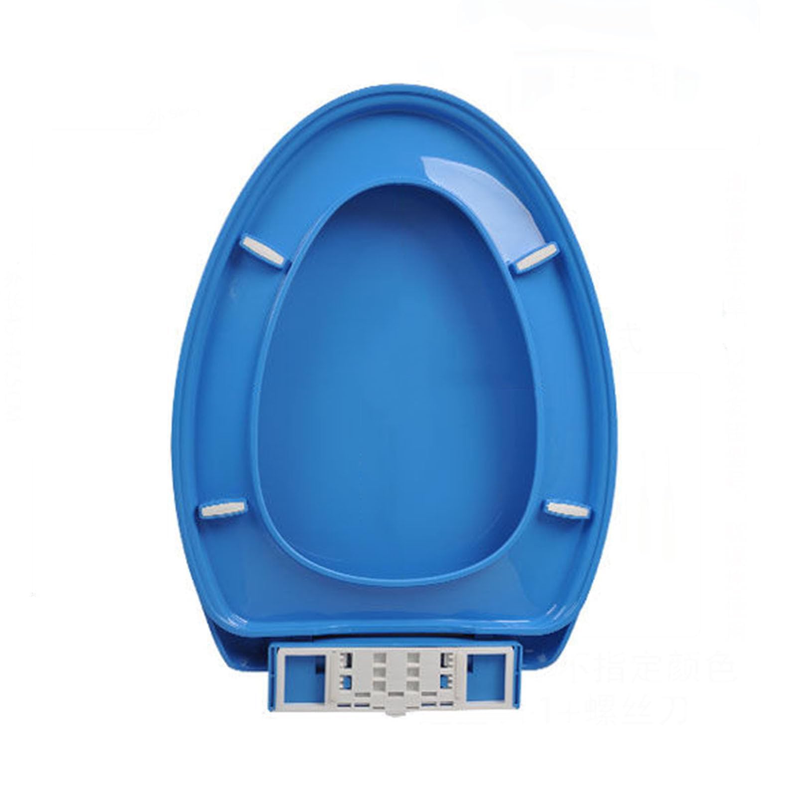 Dxpsxjl Blue Toilet Seat, Close Mount, Easy Clean-Install, Hygienic-Comfortable-B Bathroom, Adjustable, Lightweight, Durable, Portable, User-Friendly, Compact, Shape, Slow