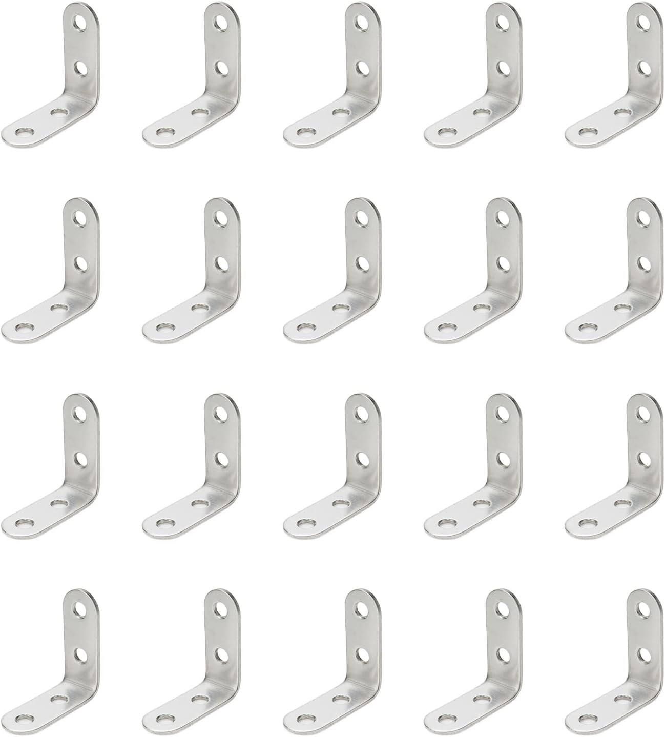 Xiaoyztan 20 Pcs LBracket Corner Brace 16mm Width