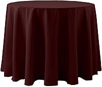 Vista 14 de ULTIMATE TEXTILE Cotton-Feel - Mantel redondo de comedor fino de 72 pulgadas, color verde salvia