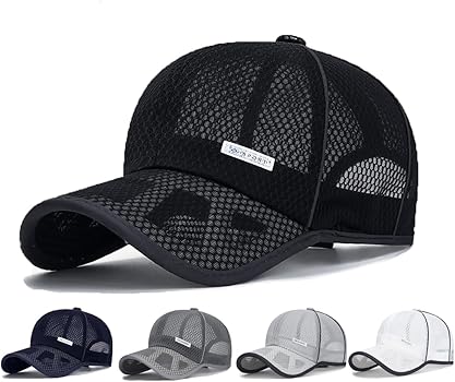 FASHIXD Mesh Baseball Cap for Men Women Summer Running Sports Hat