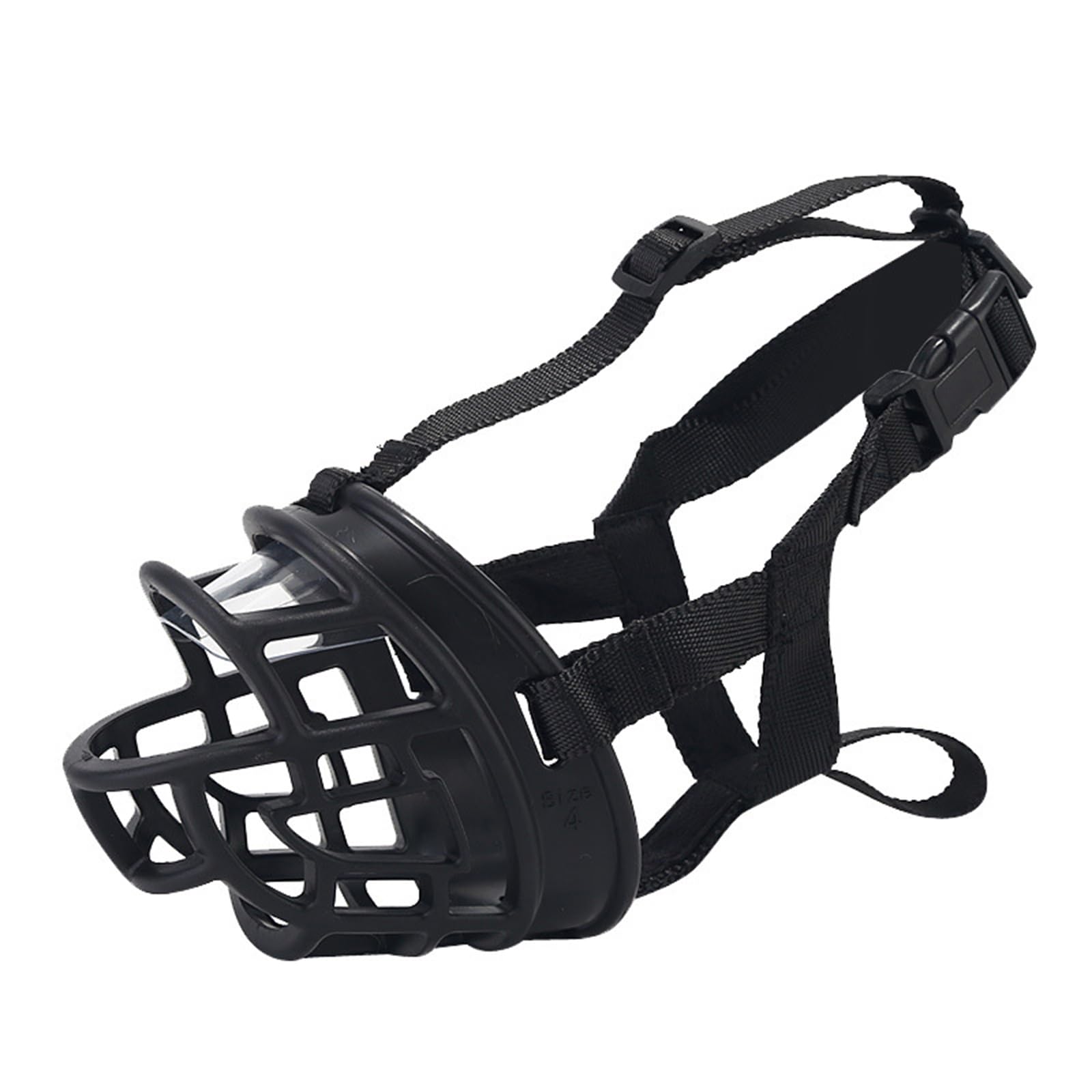 Máscara de Perro, El Entrenamiento de Malla Transpirable Permite a los Perros jadear, Beber y Entrenar, Viene con una Cesta Resistente for el Aseo Mediano(No.3)