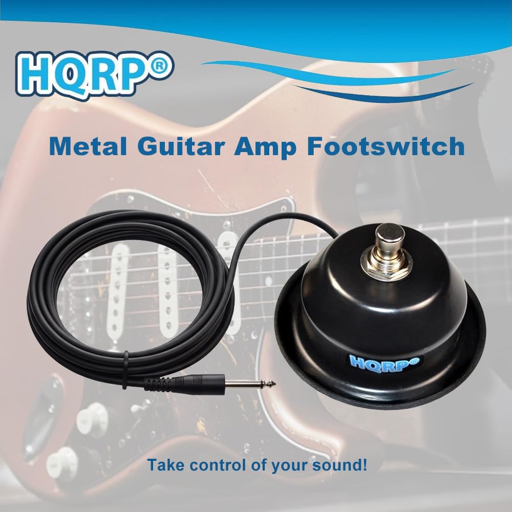 Amazon.com: HQRP 1-Button Guitar Amp Footswitch Replacement for