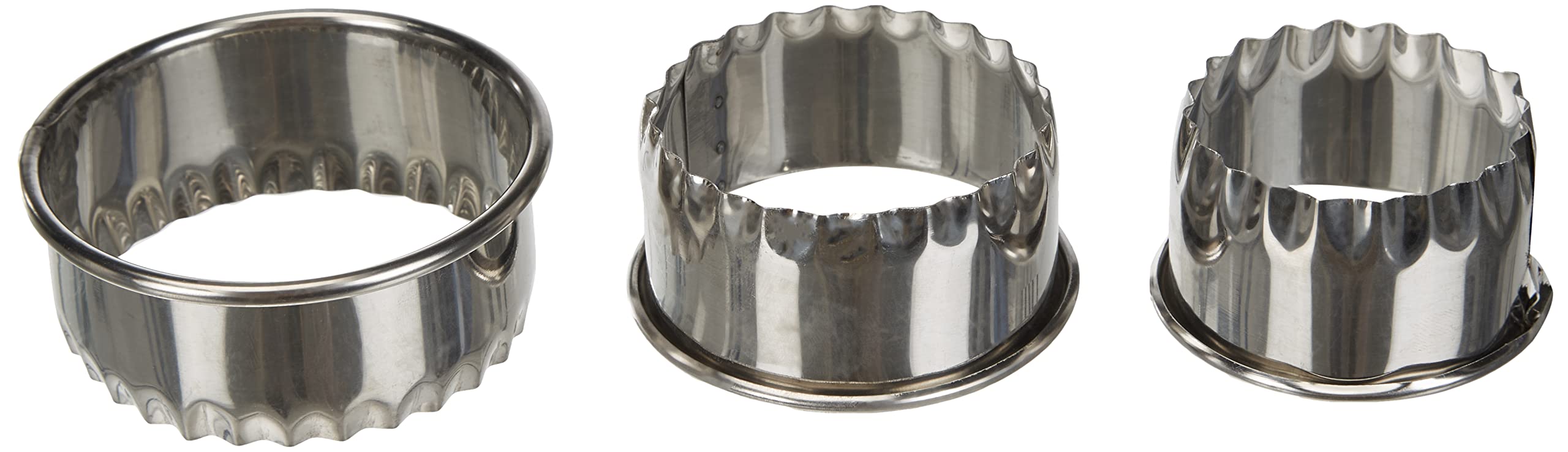 Premier Housewares Pastry Cutters, Stainless Steel - Set of 3