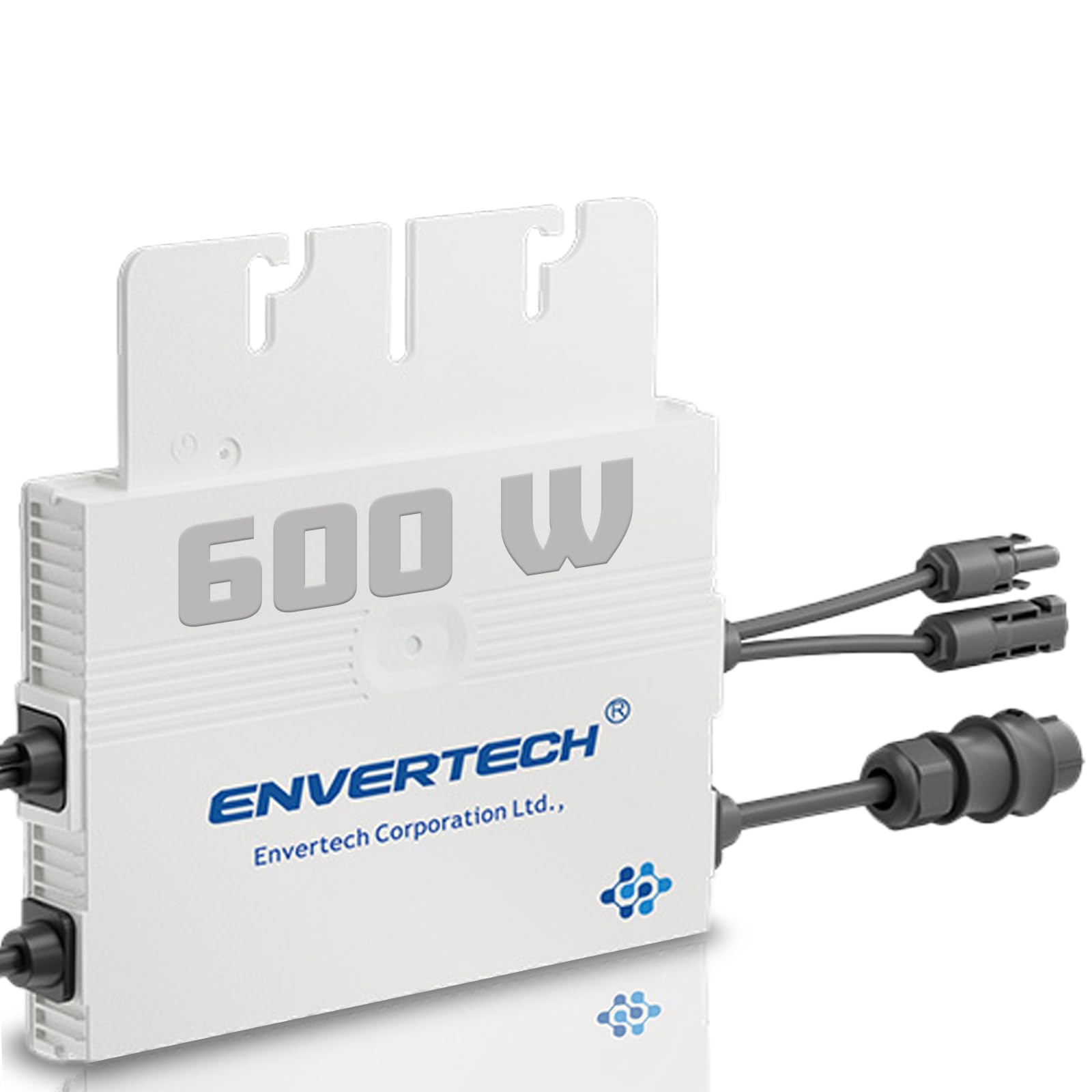 Envertech EVT560 600 W Micro-Wechselrichter für Solarmodule, Microinverter Inverter für Mini-PV Plug & Play Balkonkraftwerk, Mikrowechselrichter, Solar