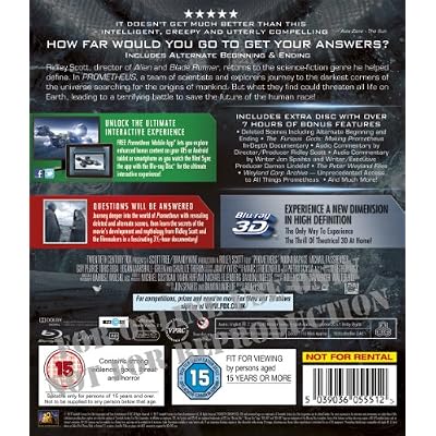 Alien Prometheus 3D BD [Blu-ray] [Region Free]