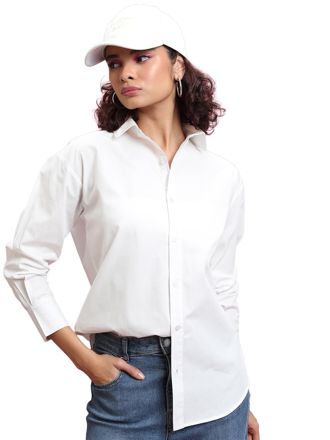 tokyo talkies Women's Solid Regular Fit Shirt-picture-19