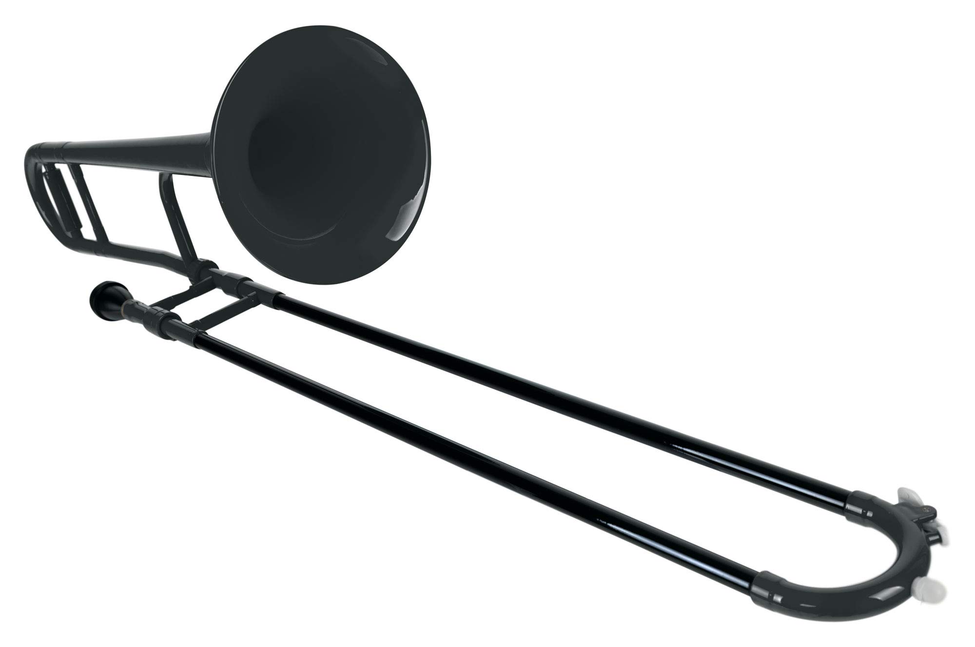 Classic Cantabile MardiBrass Trombone Ténor en ABS Plastique - Accord Bb - Coulisse en fibre de verre - 660g léger - Perce : 12 mm - avec embouchure et housse - noir