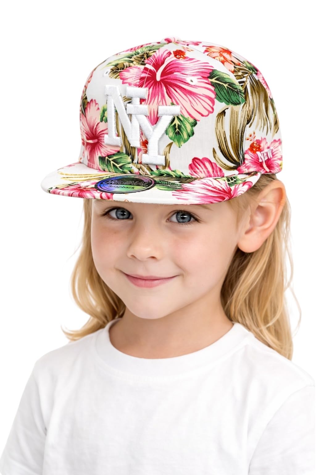 J26 - NY - Casquette de Baseball pour enfant - Fermeture Snapback