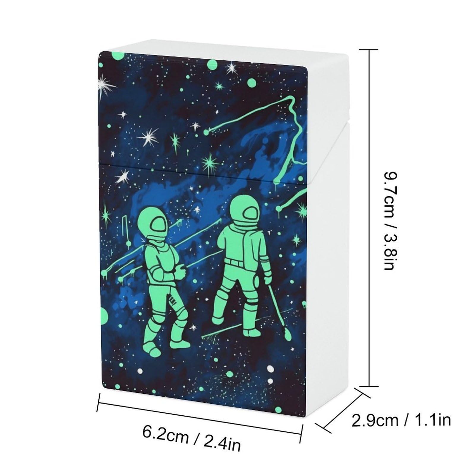 Amazon.com: Cigarette Case Stylish Cigarette Box Holder Glow in The Dark  Cigarettes Protective Cover Waterproof Cigarettes Holder Plastic Cigaret  Container for Men Women Smoker Gift : Health & Household