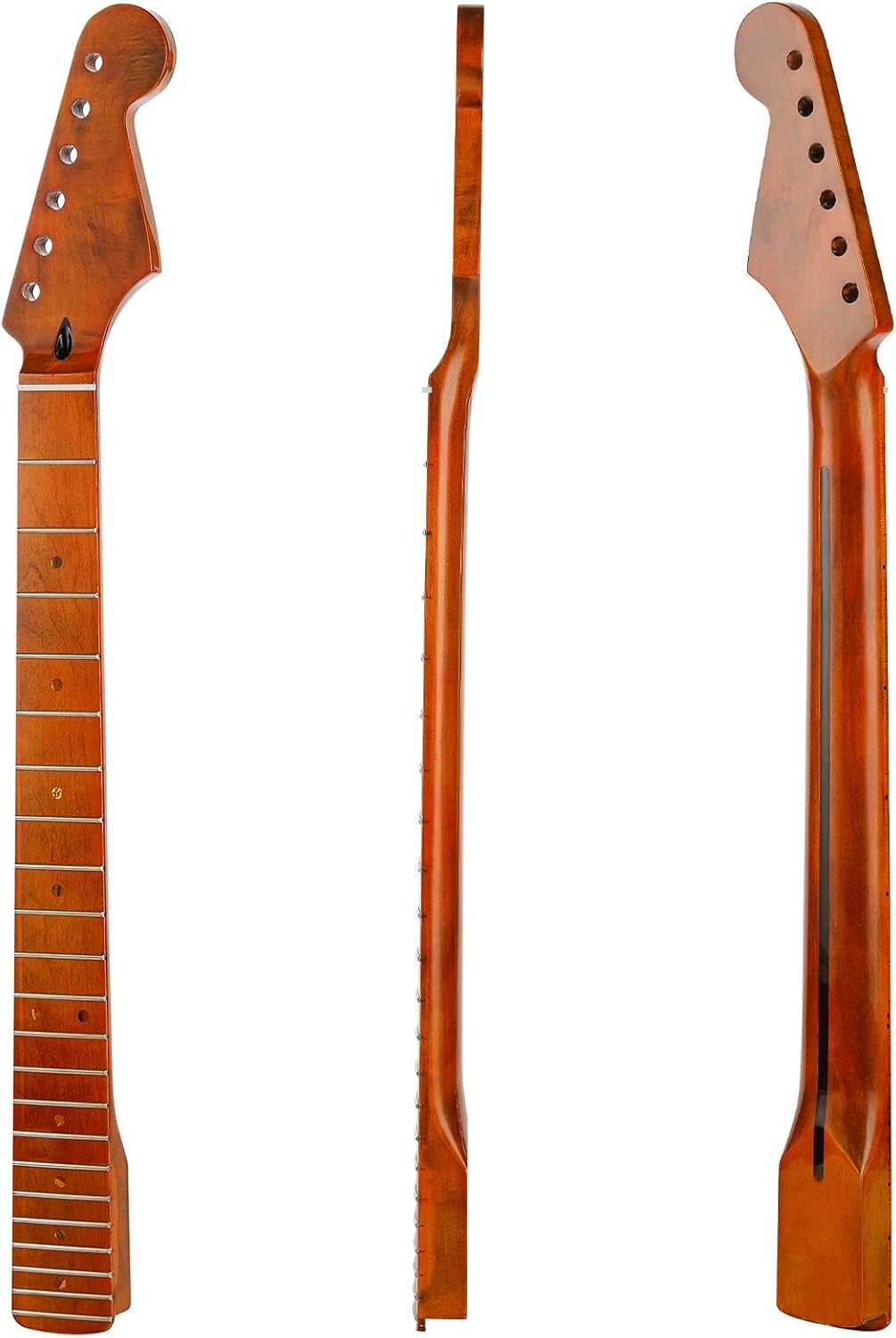 Guitar Neck DIY 22 Fret ST Style Maple Fretboard Guitar