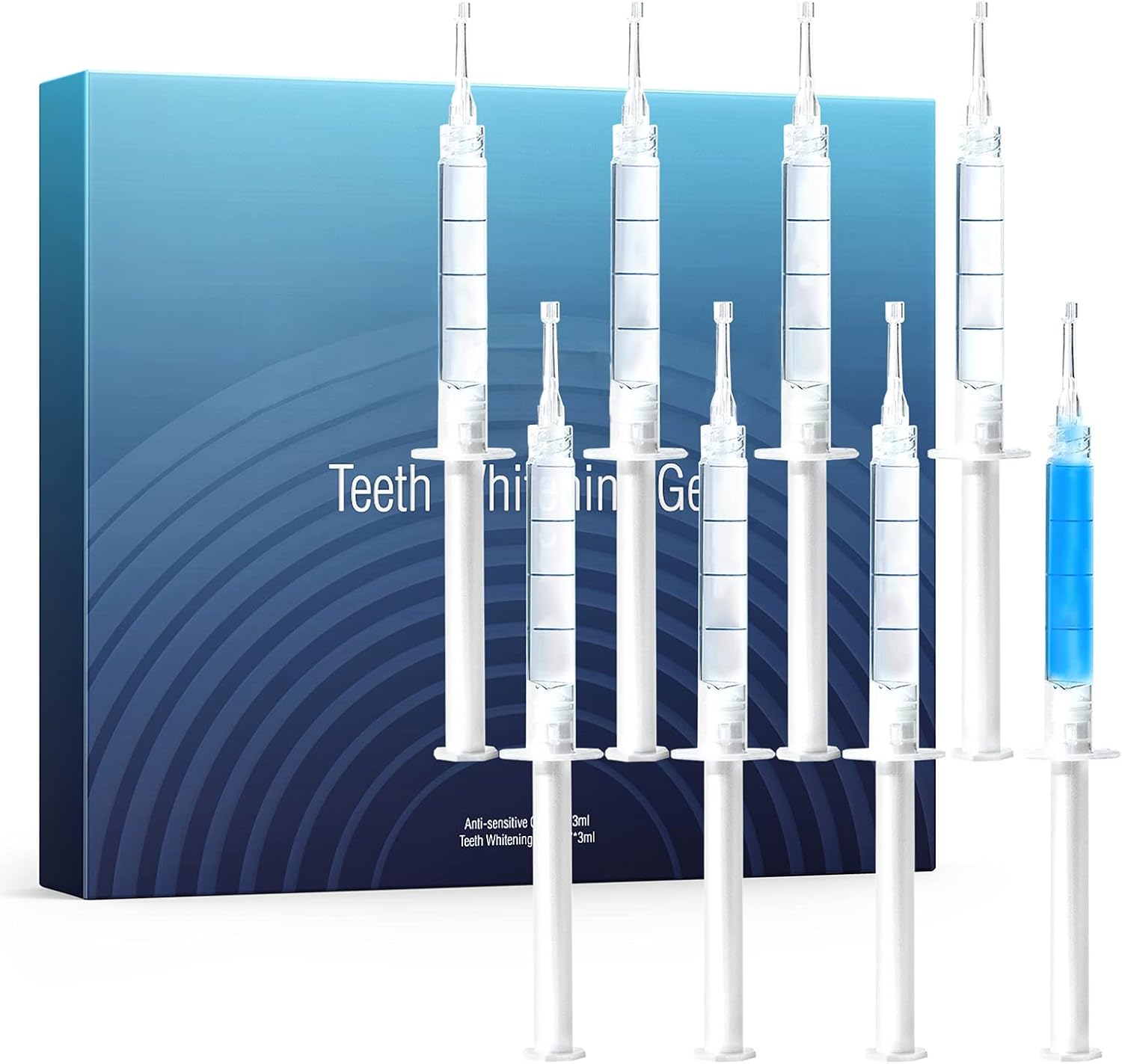 Teeth Whitening Gel Refill for Sensitive Teeth , 8 Packs , Reduced Sensitive 35% Carbamide Peroxide Whitening Gel for Trays , Professional Teeth Bleaching Gel for Fast Result : Beauty & Personal Care