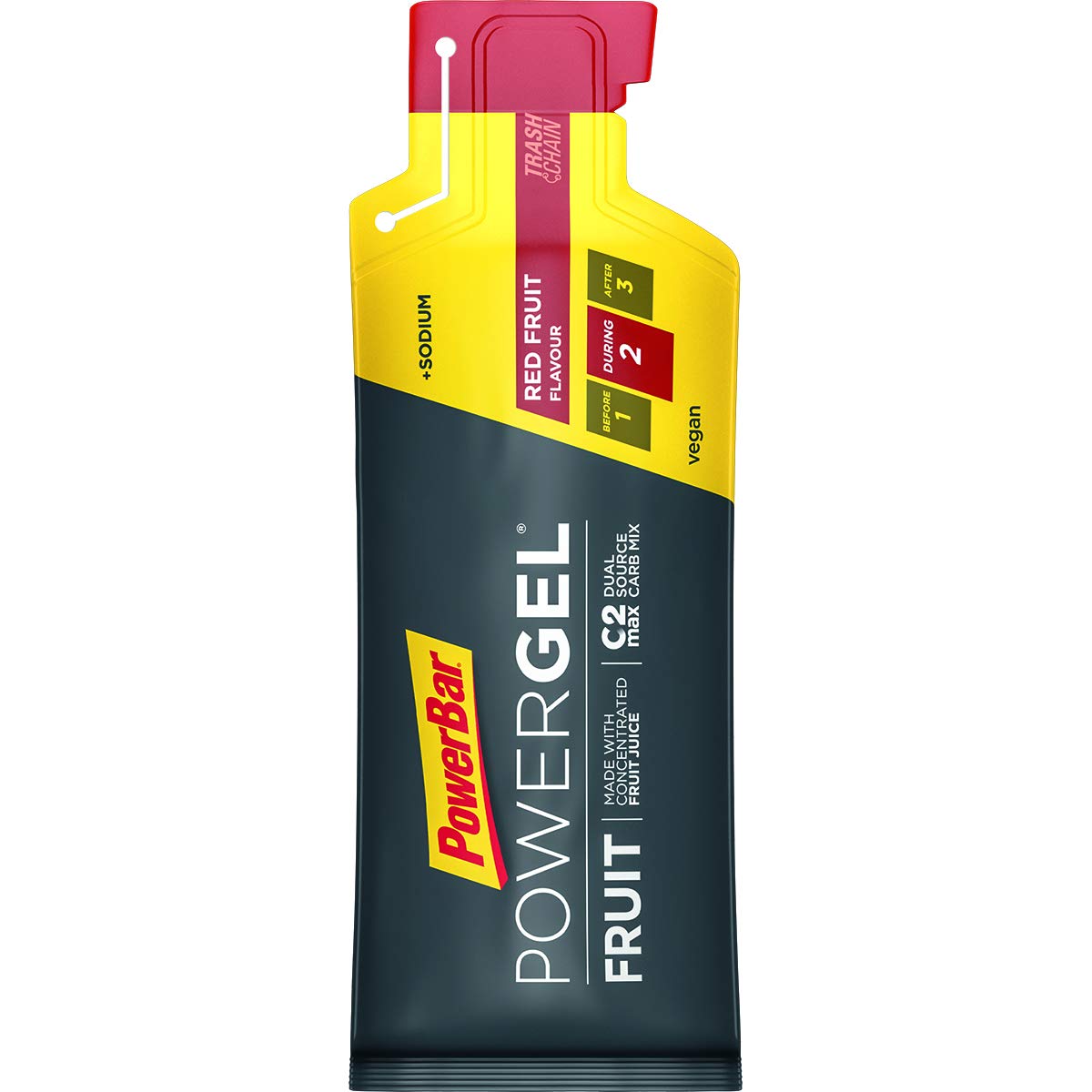 Powerbar Unisex Keine Farbe. Powerbar® Gel Konzentriertes Kohlenhydratgel Für Sportler Mit Fruchtsaftkonzentraten Und Natrium. -Himbeer Granatapfel Geschmack, Keine Farbe, One Size
