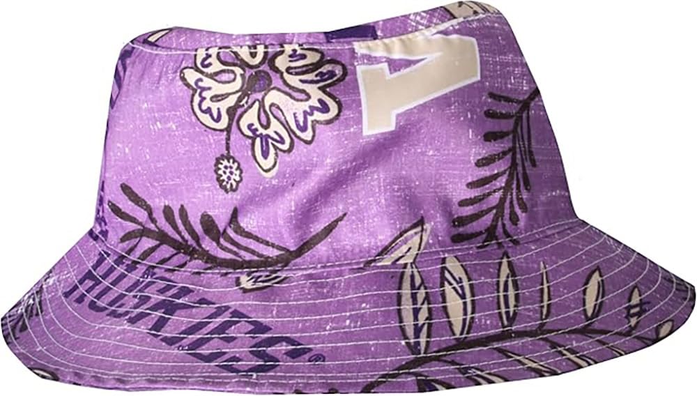 Wes and Willy Mens College Hawaiian Vintage Floral Bucket Hat