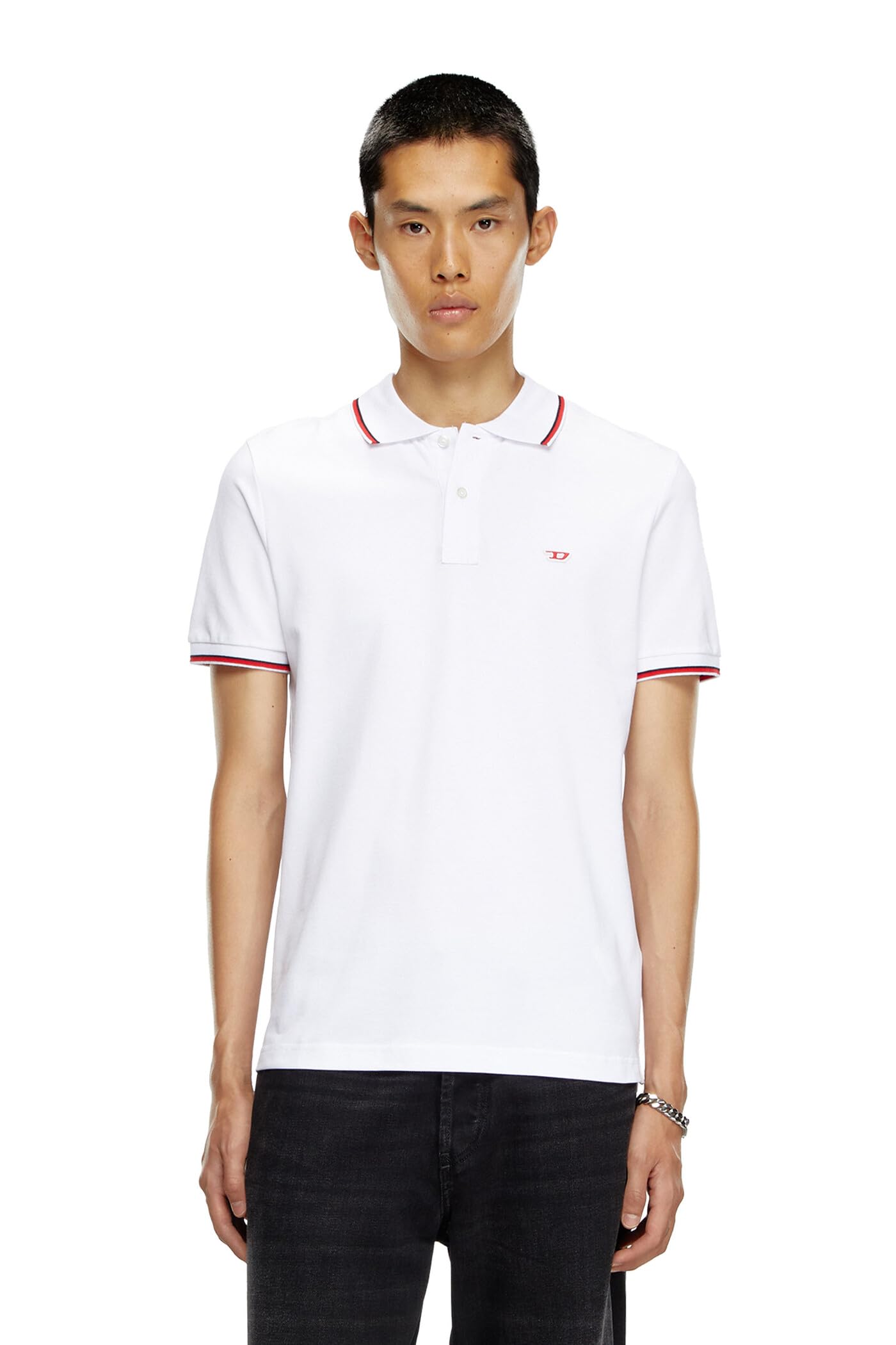 Diesel T-Smith-doval-pj Polo Shirt T-Shirt Uomo (Pacco da 1)