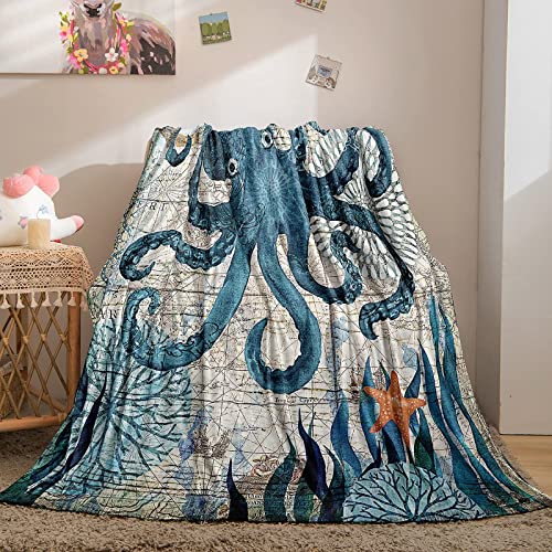 Octopus Fleece Blanket