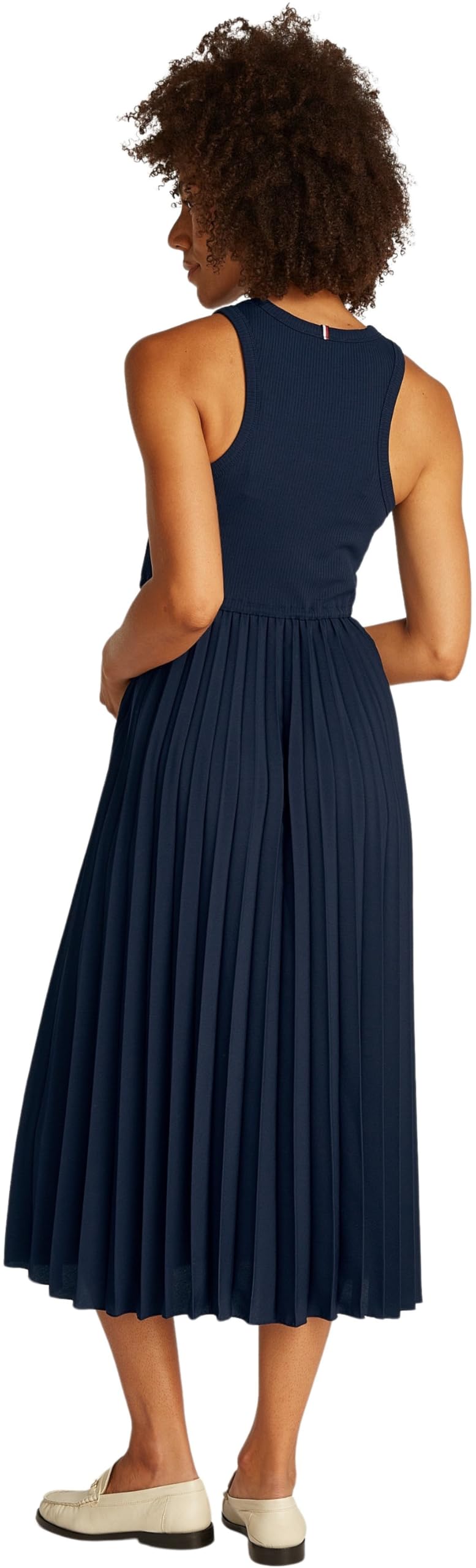 Tommy Hilfiger Abito Donna Midi Dress Senza Maniche