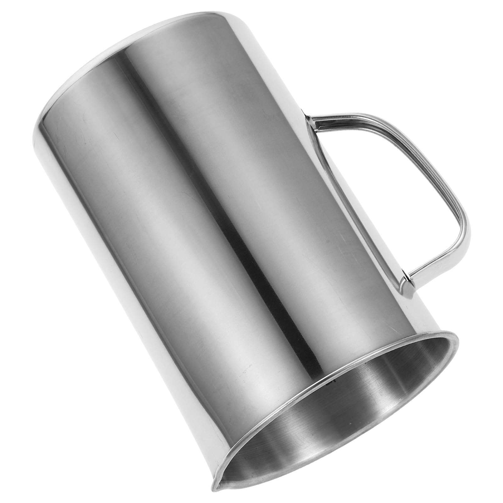 Misurino in Acciaio Inox 2000ml con Beccuccio e Scala Graduata