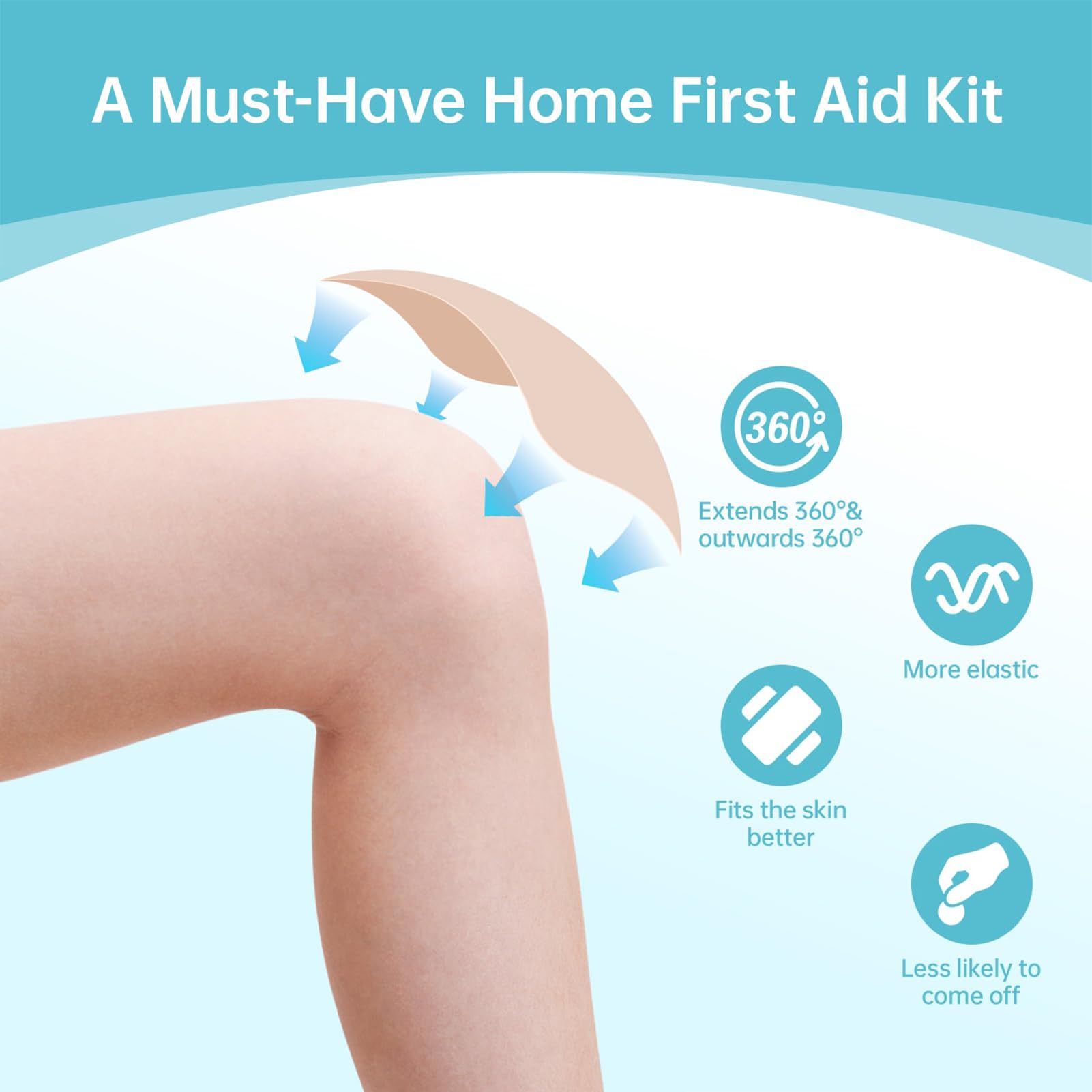 Cerotto Idrocolloide Cerotto Traspirante Flessibile Delicato Sensibile per | Medicazione Idrocolloide Cura Incisioni Pelle Sensibile Brufoli Viso Dita Tallone Piede Nuoto U