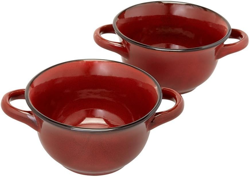 RINUZ Mathiston Ceramic Soup Bowl - Set of Two