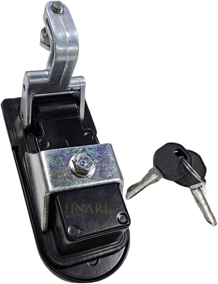Haulotte Door Latch with Key 2421203210 Hood Lock Assembly Haulotte Parts for Haulotte Lift Compact 10DX HA12PX HA16SPX HA26PX