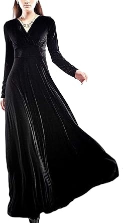 long sleeve evening maxi dress uk