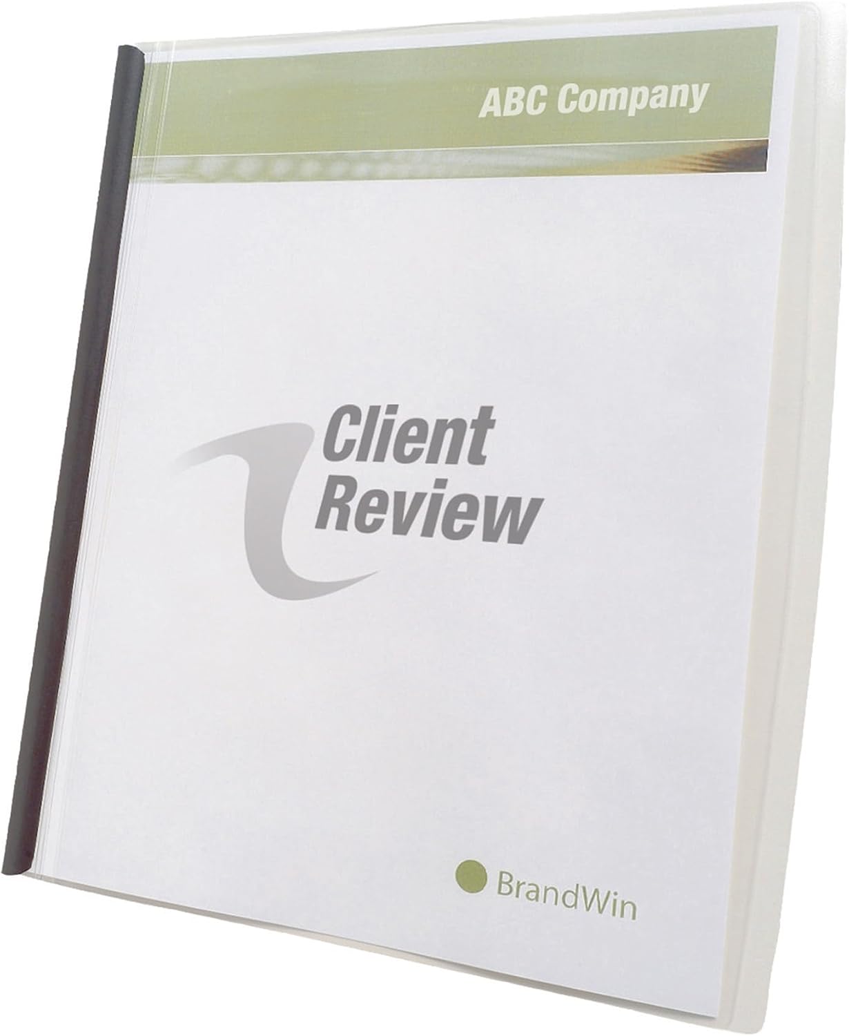 GBC Quartet Slide 'n Bind Frosted Report Covers, Clear, 10