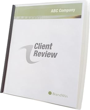 GBC Quartet Slide n Bind Frosted Report Covers, Clear, 10 Covers per Pack W67504